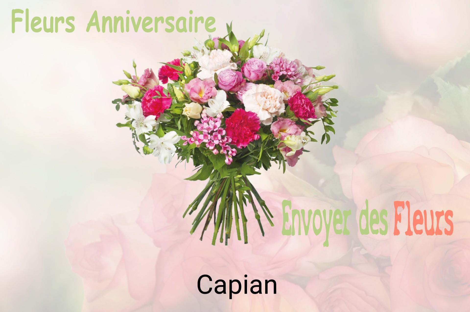 Bouquet de fleurs d’anniversaire livré à Capian